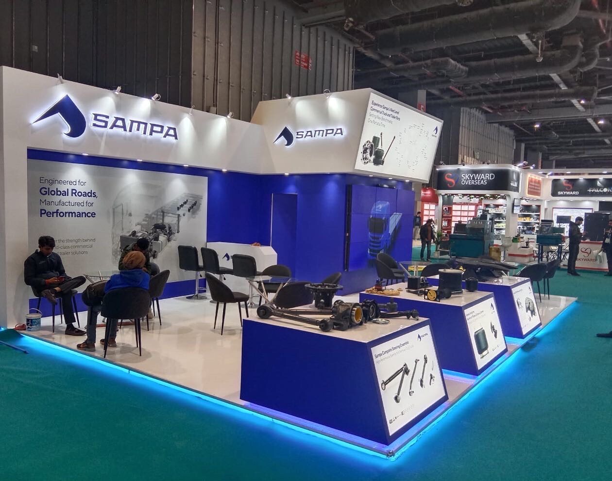 Dikey Design exhibition stand project view 3