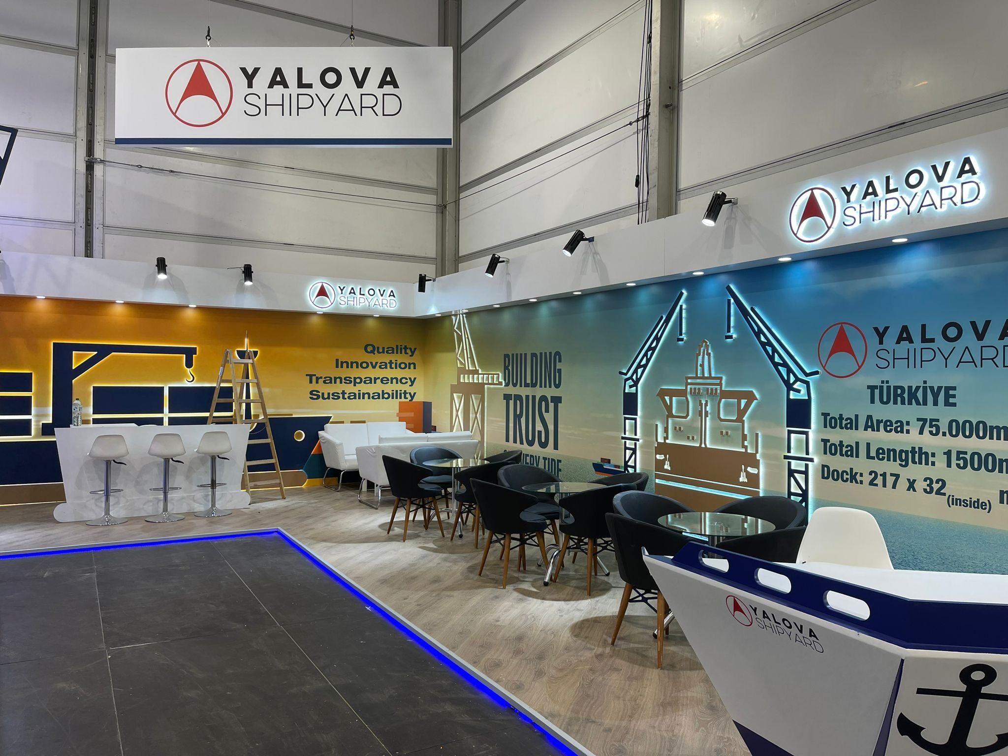 Dikey Design exhibition stand project view 76