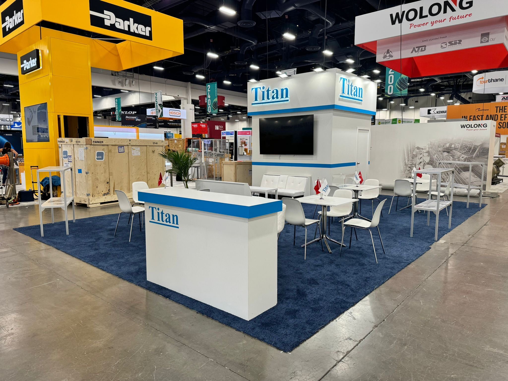 Dikey Design exhibition stand project view 35