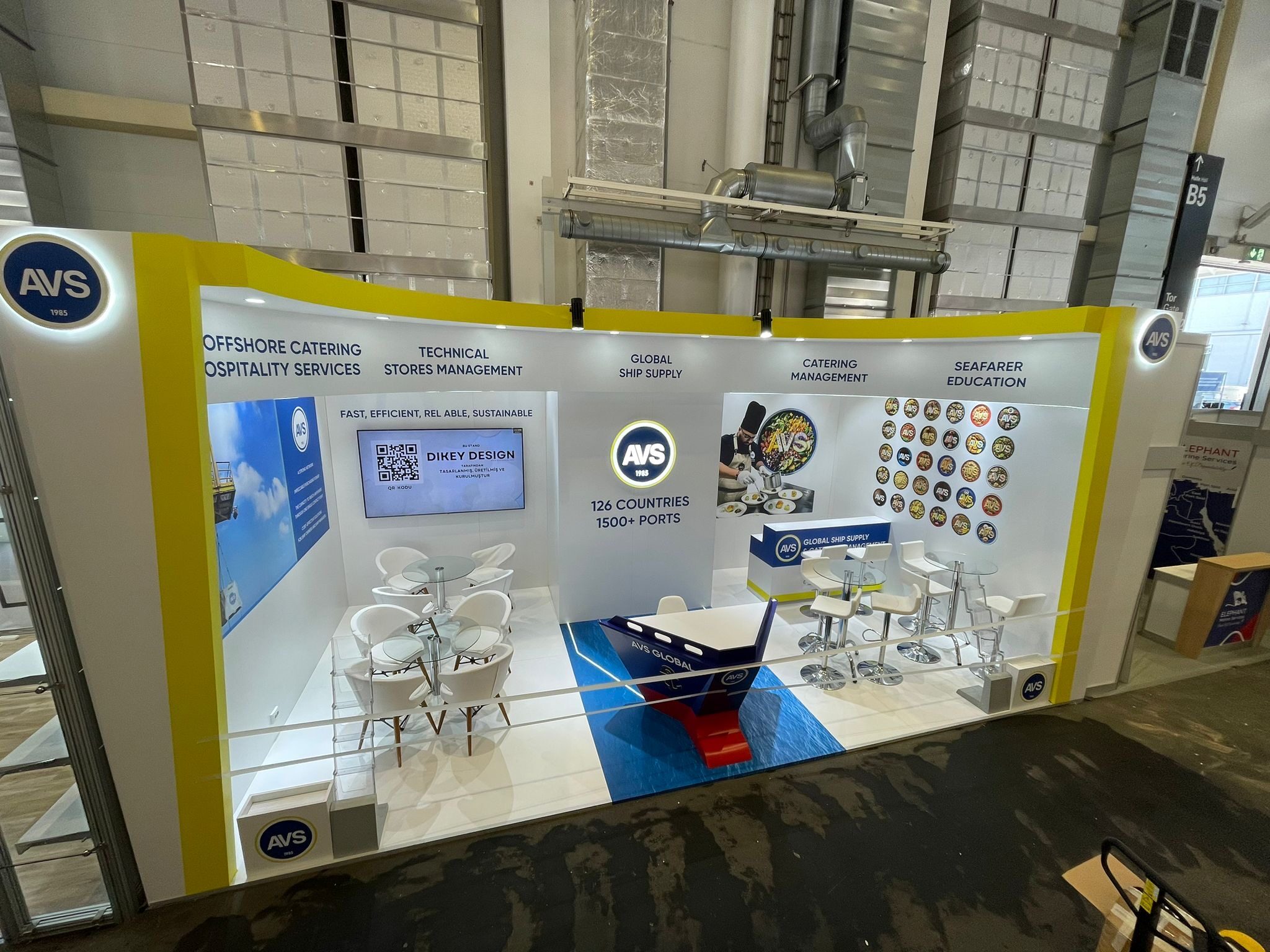 Dikey Design exhibition stand project view 53