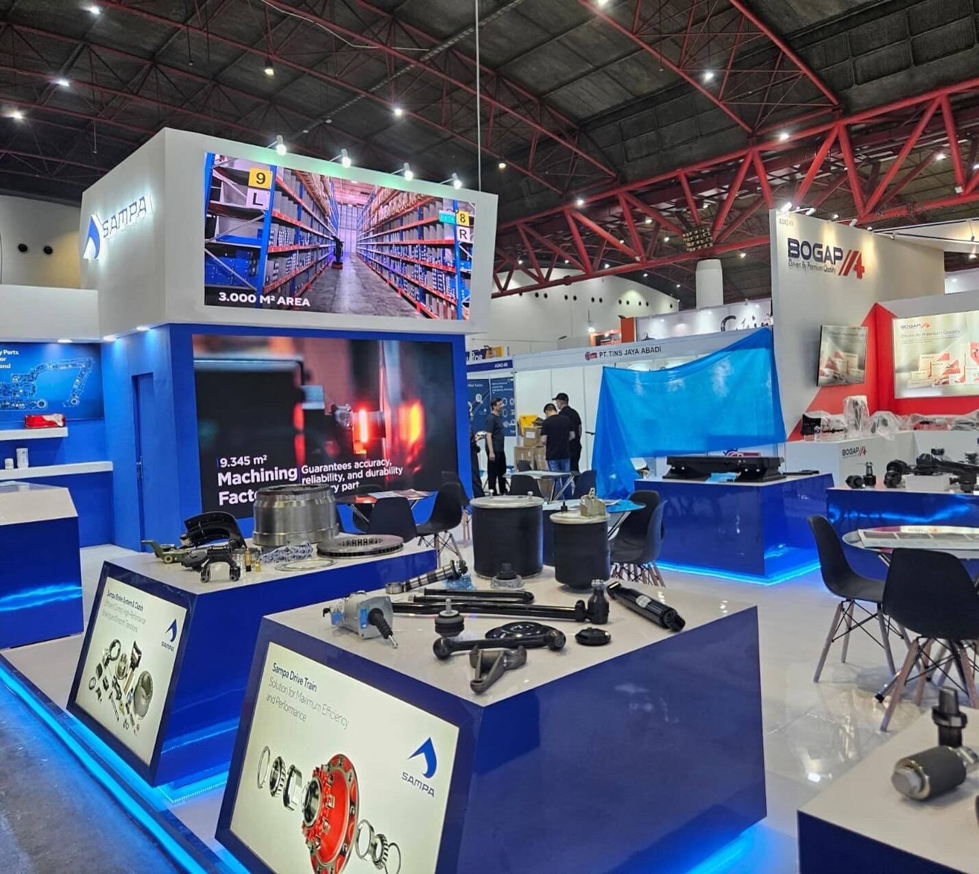 Dikey Design exhibition stand project view 74