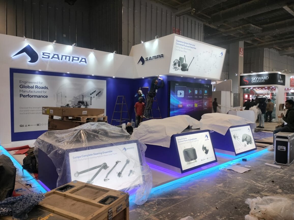 Dikey Design exhibition stand project view 27