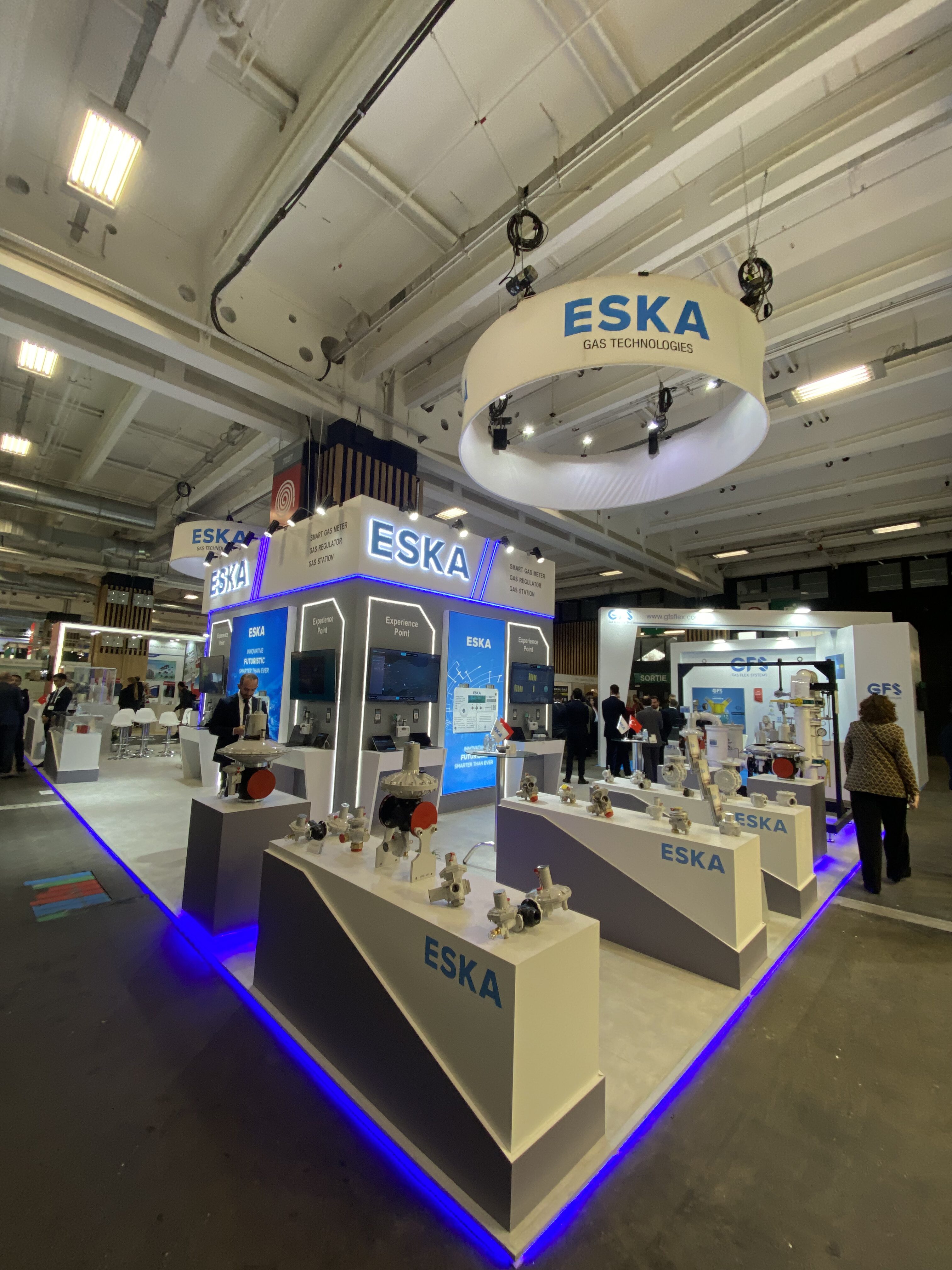 Dikey Design exhibition stand project view 166