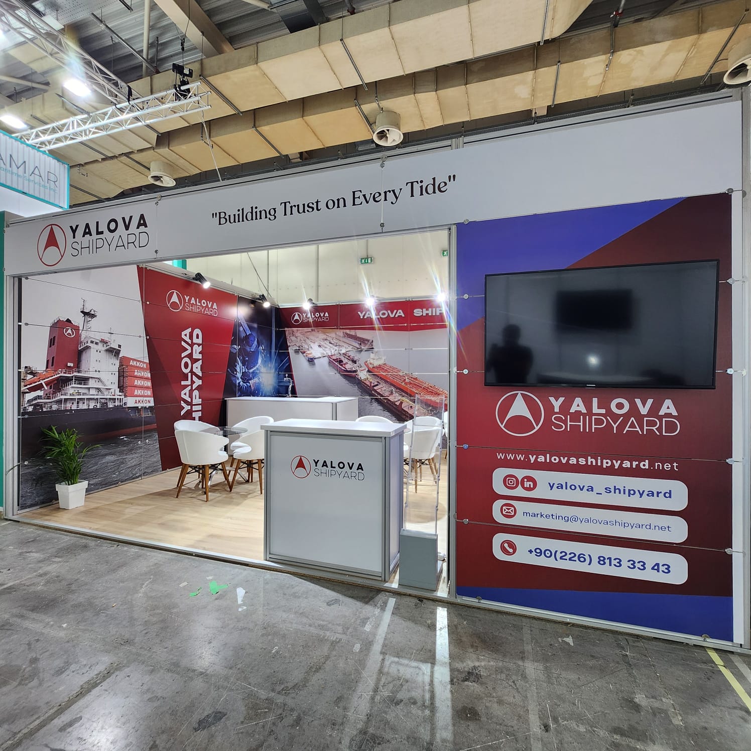 Dikey Design exhibition stand project view 86