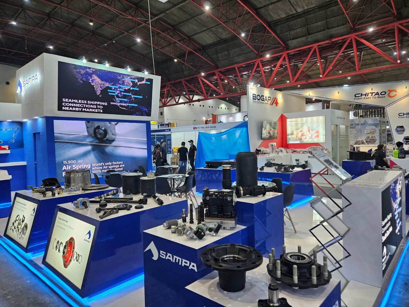 Dikey Design exhibition stand project view 92