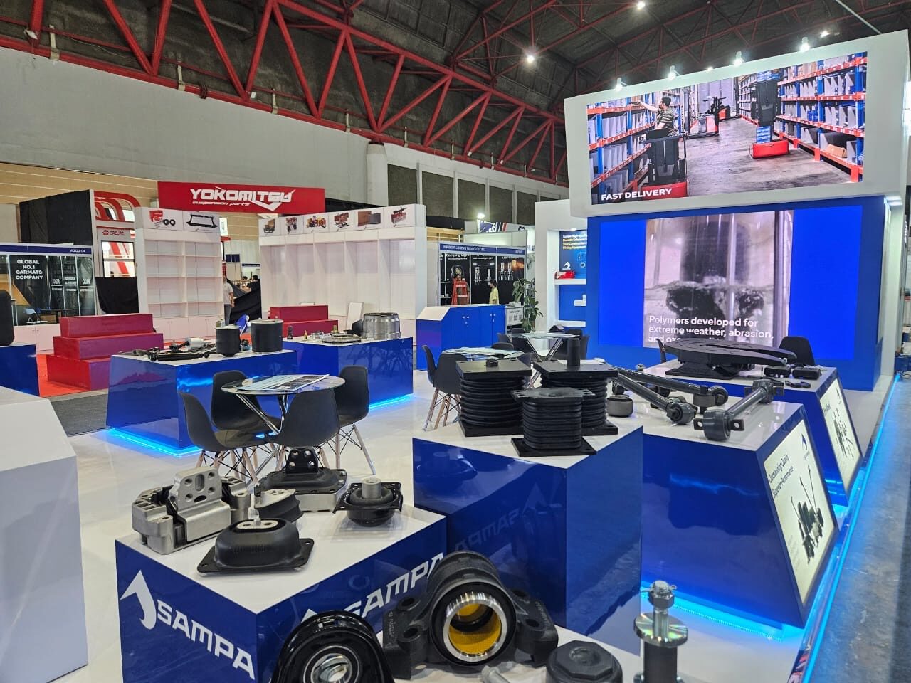 Dikey Design exhibition stand project view 96