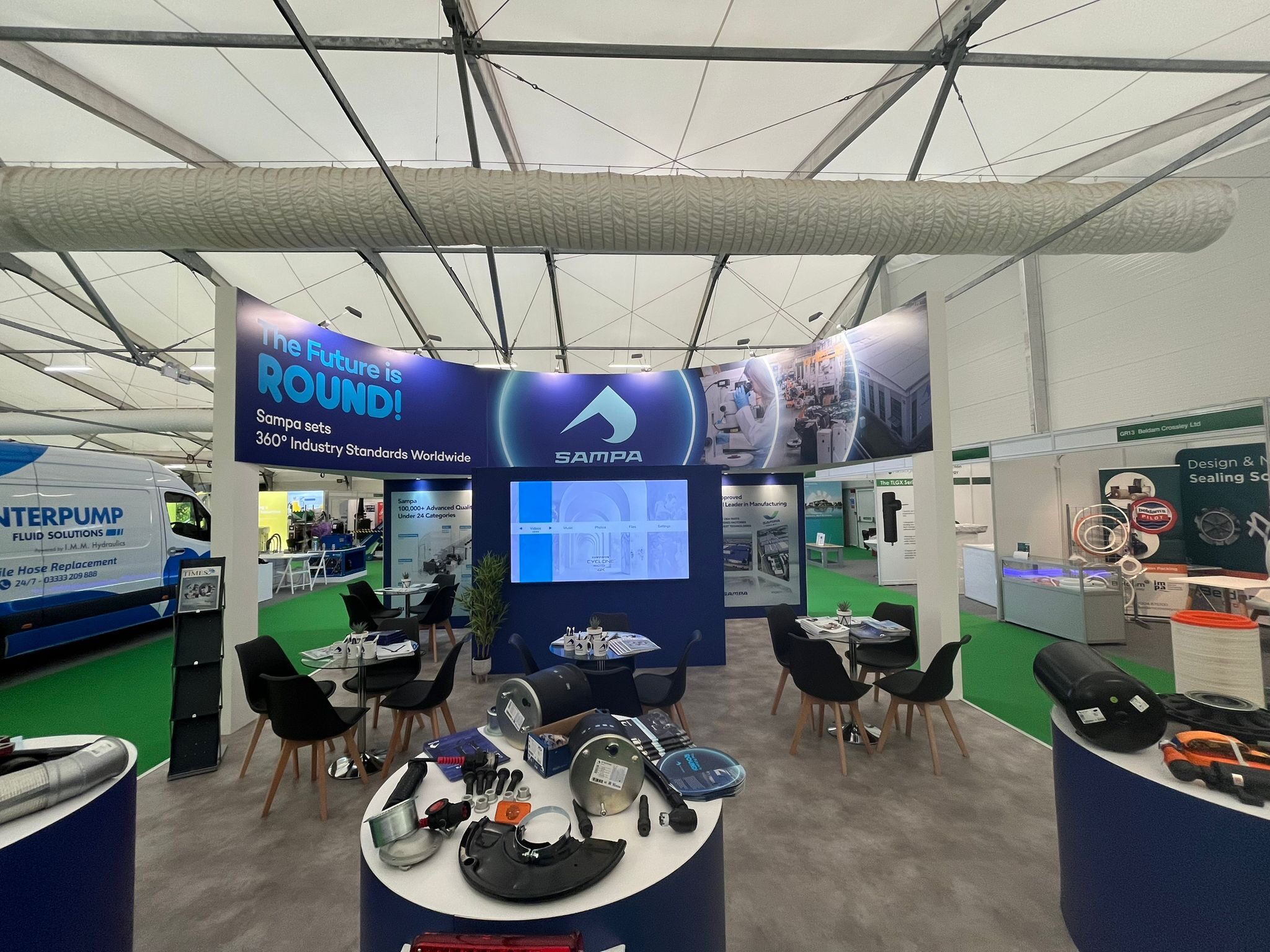 Dikey Design exhibition stand project view 106