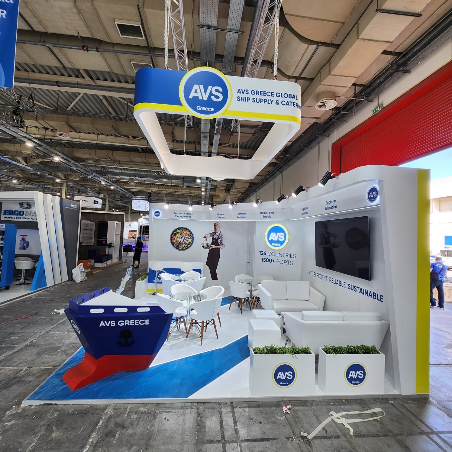 Dikey Design exhibition stand project view 119