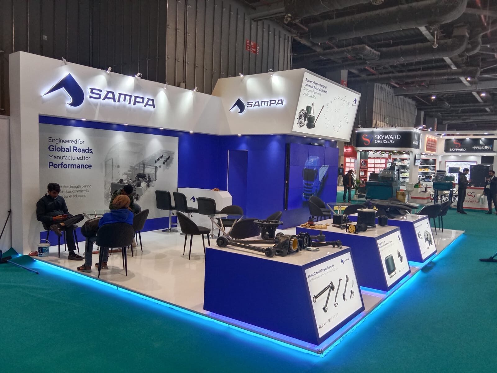 Dikey Design exhibition stand project view 126